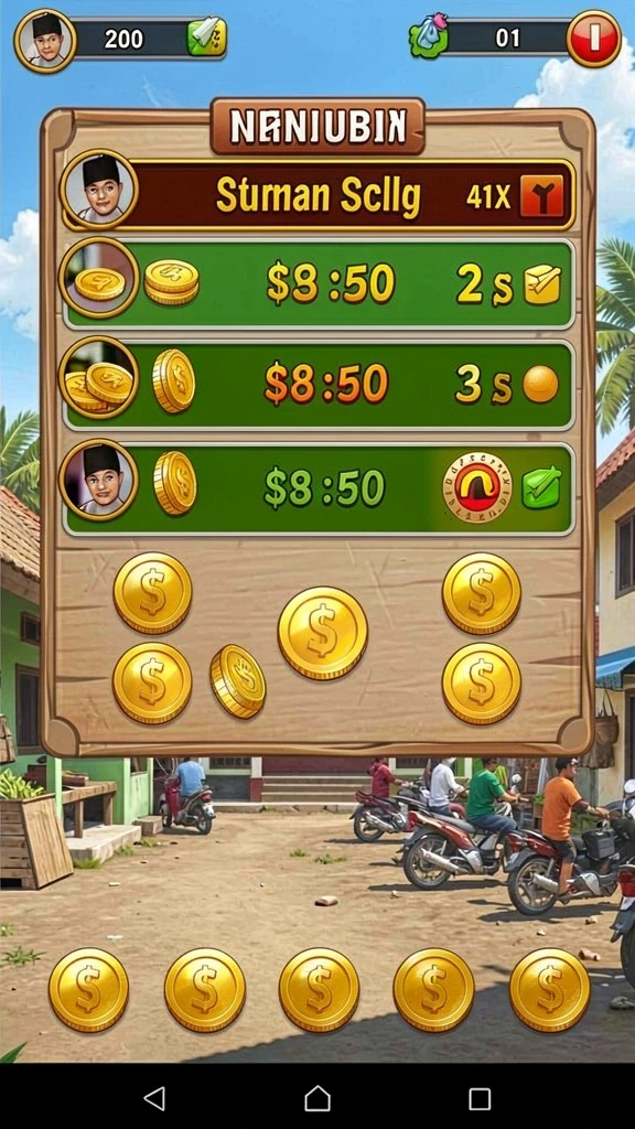 Screenshot menampilkan karakter utama dalam aksi bertarung.