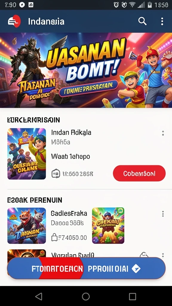Tampilan awal 34R yang menarik dan intuitif.
