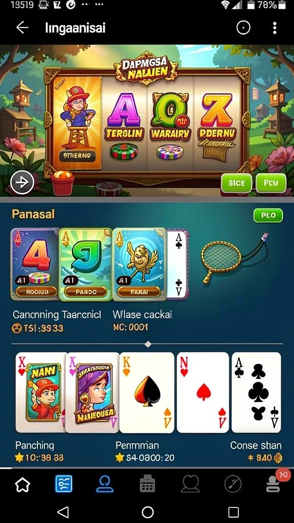 Karakter unik dengan kemampuan masing-masing.
