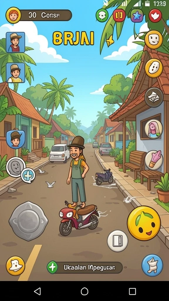 Tampilan antarmuka yang intuitif dan menarik.