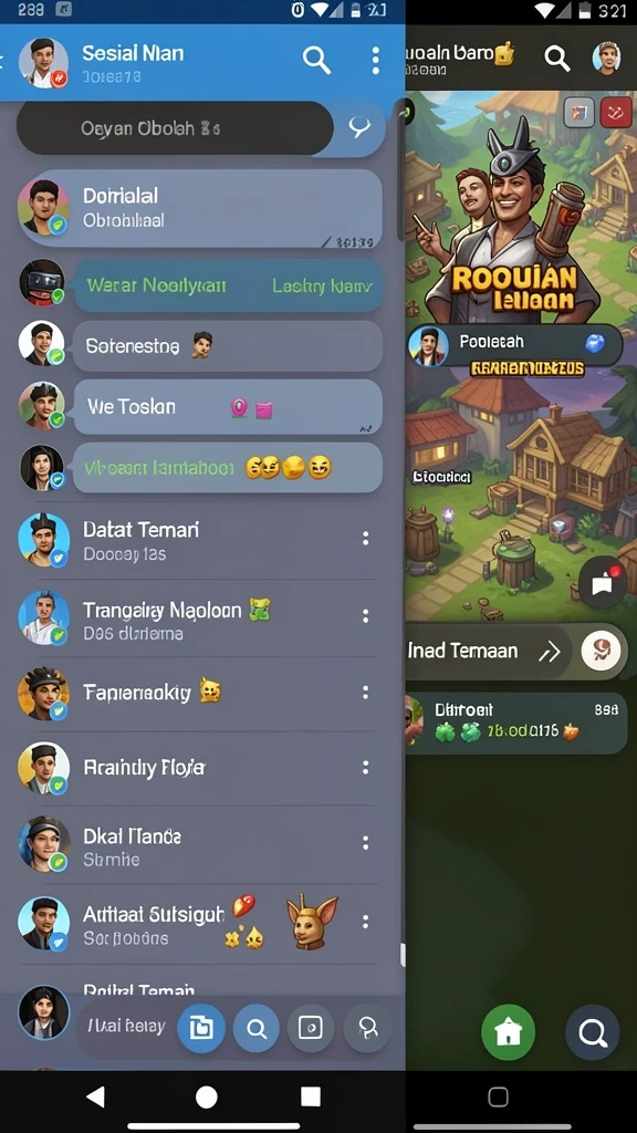Mode permainan multiplayer yang seru dan mengasyikkan.