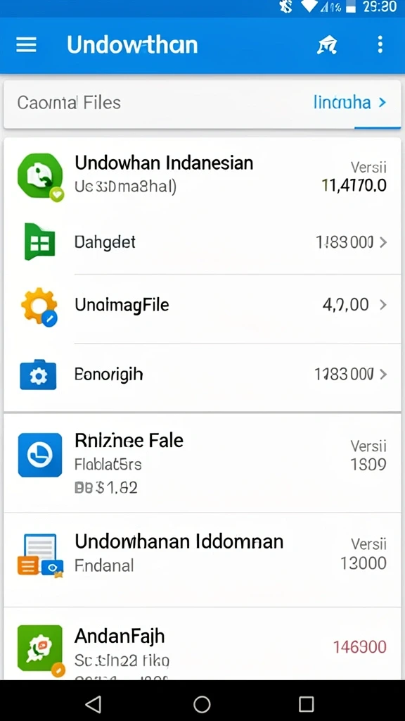 Tampilan menu utama yang menarik dan intuitif.