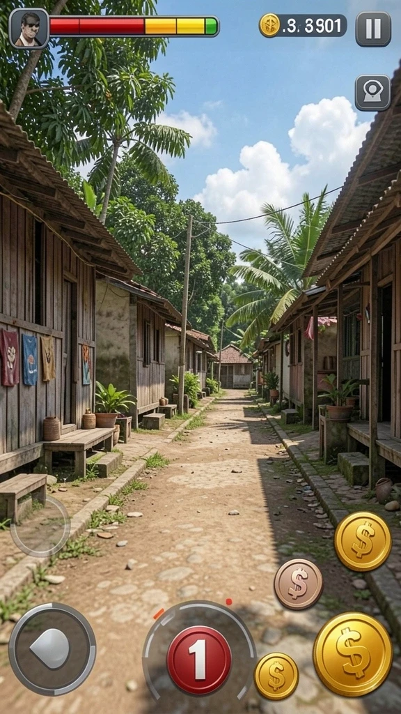 Fitur multiplayer yang memungkinkan bersaing dengan teman.