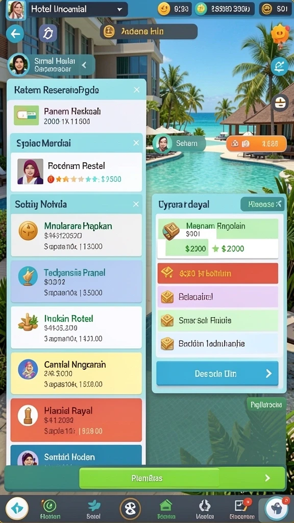 Karakter-karakter unik dengan kemampuan khusus.