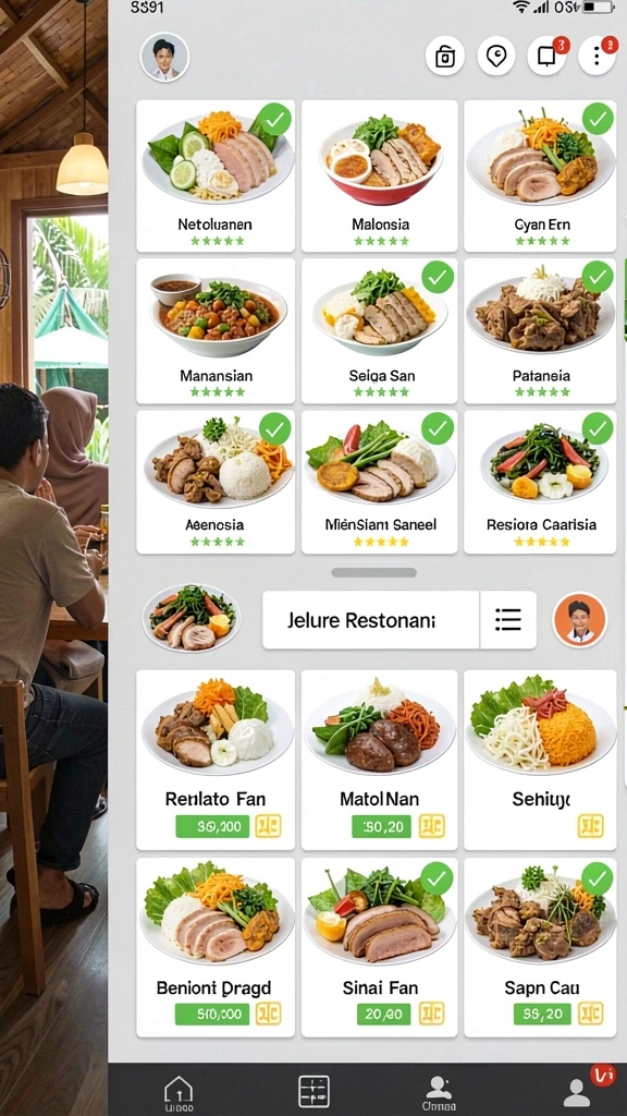 Tampilan antarmuka yang bersih dan user-friendly.