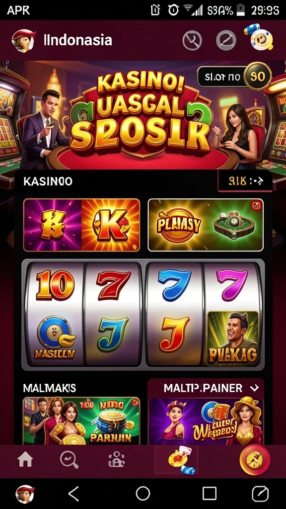 Screenshot menunjukkan karakter dengan efek visual yang menakjubkan.