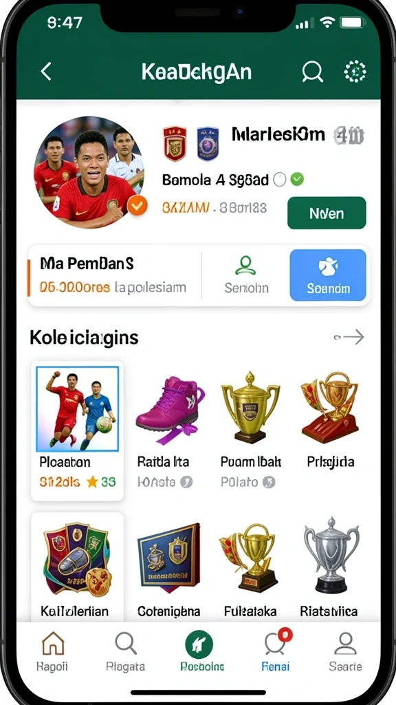 Screenshot karakter dalam aksi di level menengah.