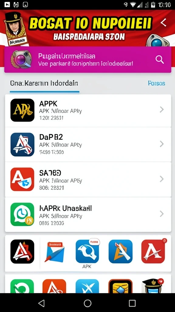 Screenshot menggambarkan fitur sosial untuk berbagi hasil permainan.