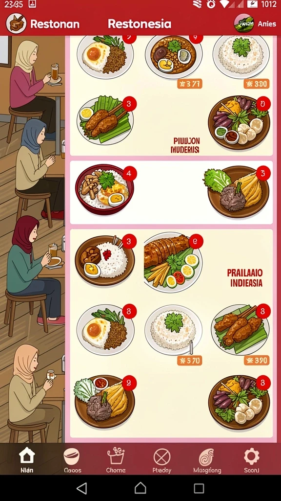 Screenshot menunjukkan karakter utama dalam aksi.