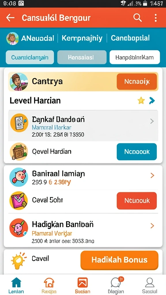 Tampilan antarmuka yang user-friendly.
