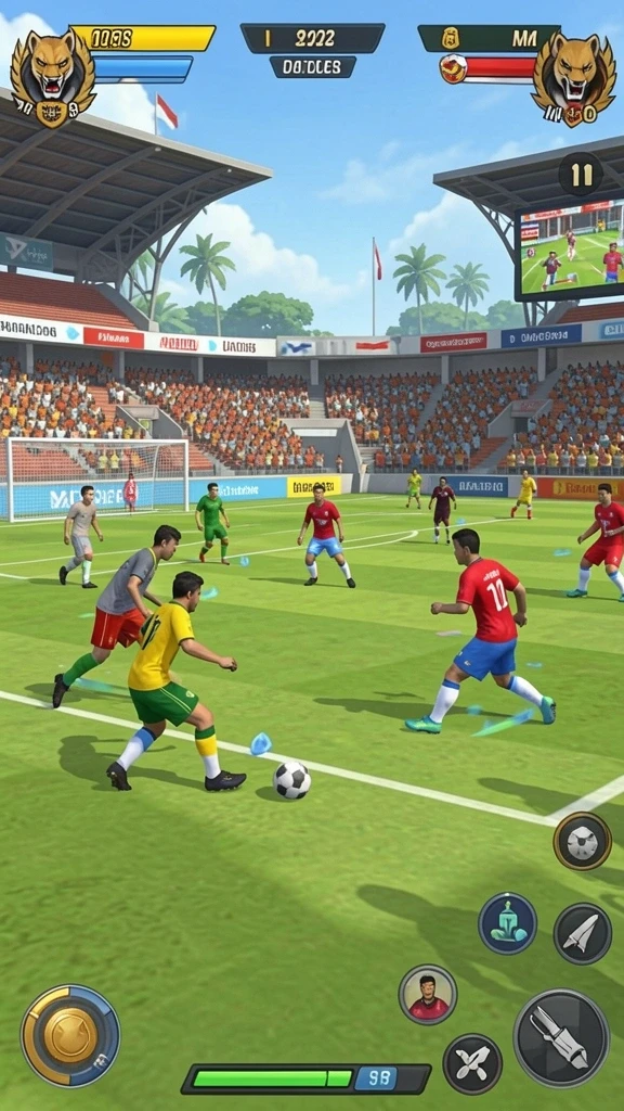 Fitur multiplayer untuk bersaing dengan teman.