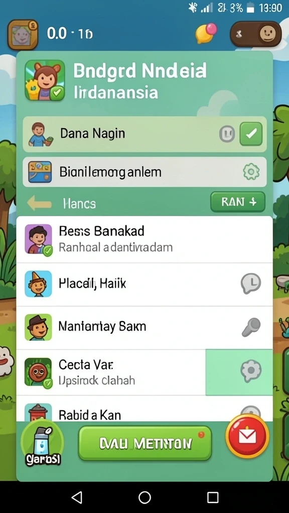 Moment seru saat bermain dengan teman.