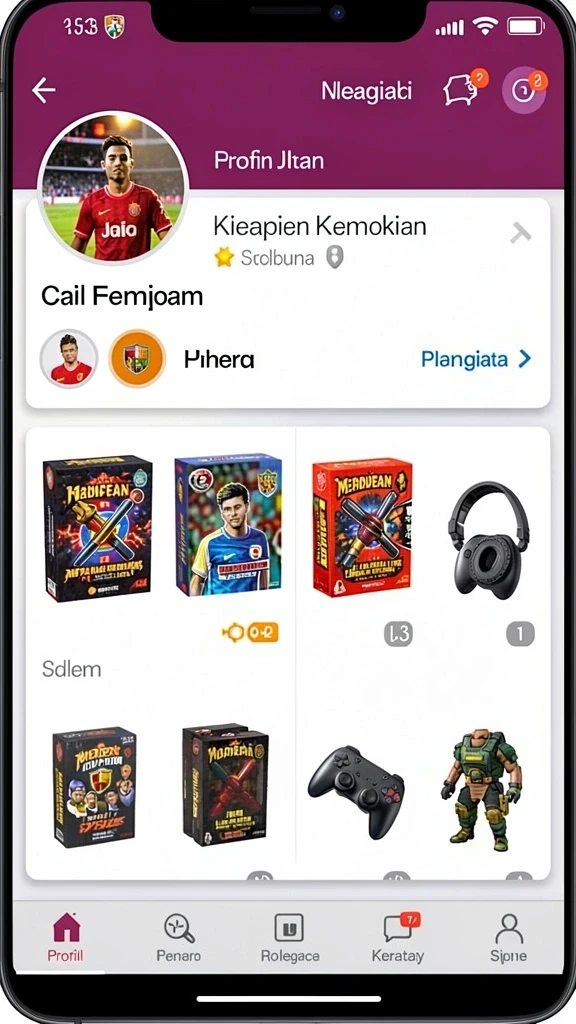 Fitur multiplayer yang memungkinkan bermain dengan teman.