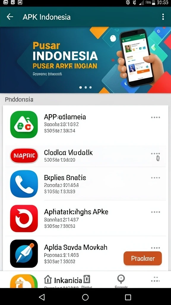 Pilihan permainan yang beragam dan seru.