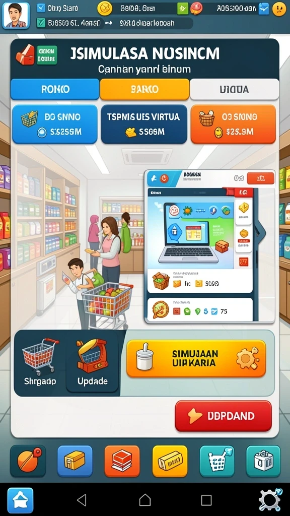Tampilkan antarmuka permainan yang menarik.