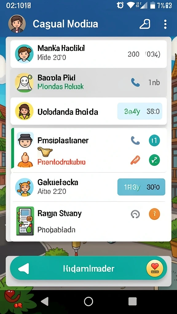 Tantangan menarik di setiap level permainan.