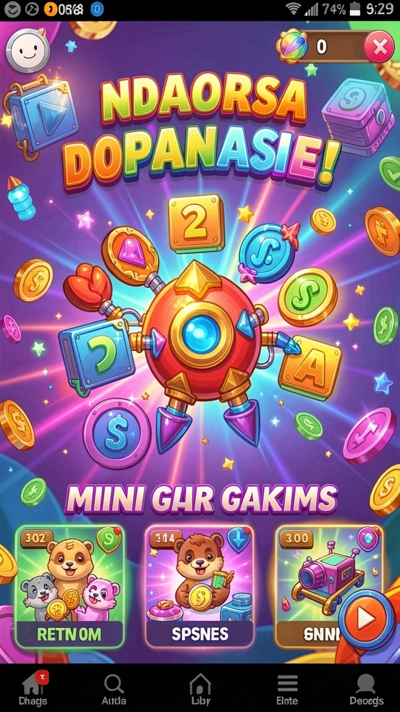 Tangkapan layar menunjukkan antarmuka utama game SPN88.