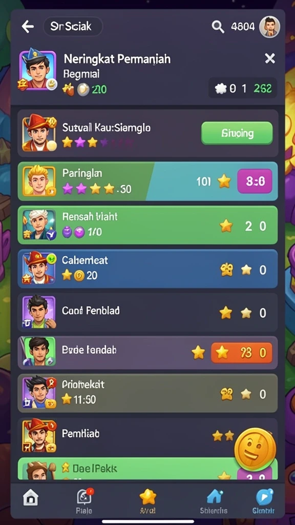 Tangkapan layar menampilkan mode multiplayer seru dengan teman-teman.