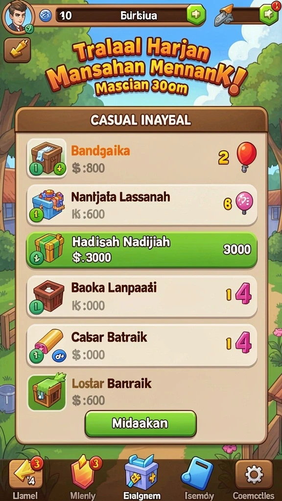 Fitur sosial yang memungkinkan interaksi antar pemain.