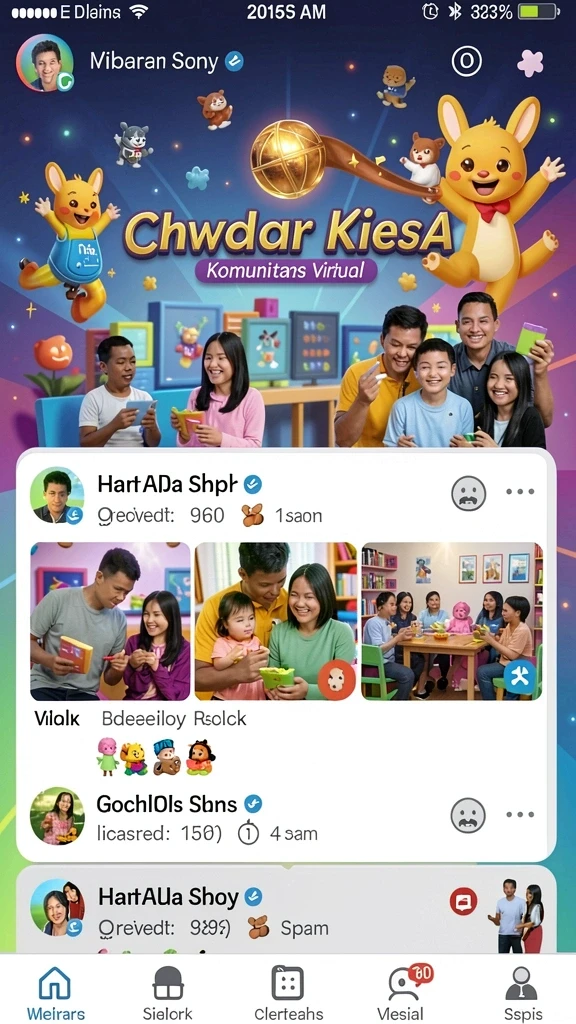 Tampilan antarmuka yang menarik dan mudah dinavigasi.