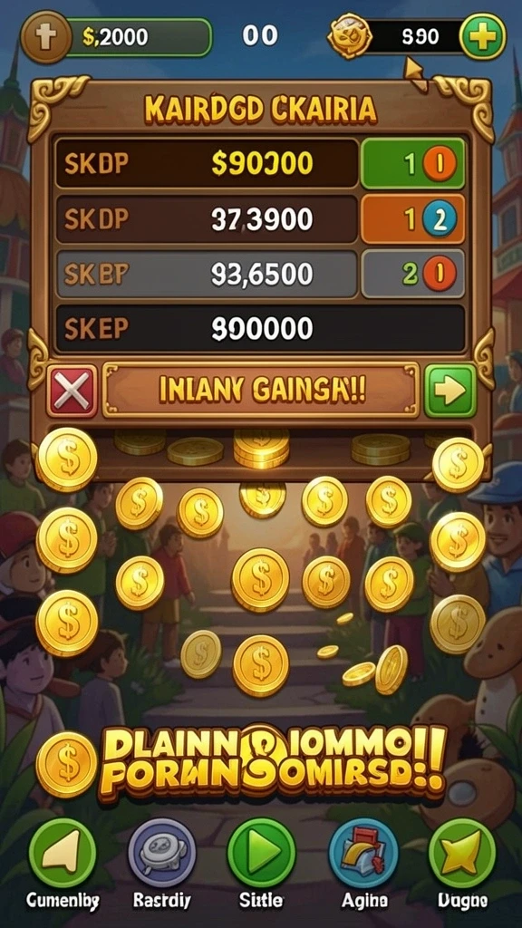 Beragam pilihan permainan yang menghibur.